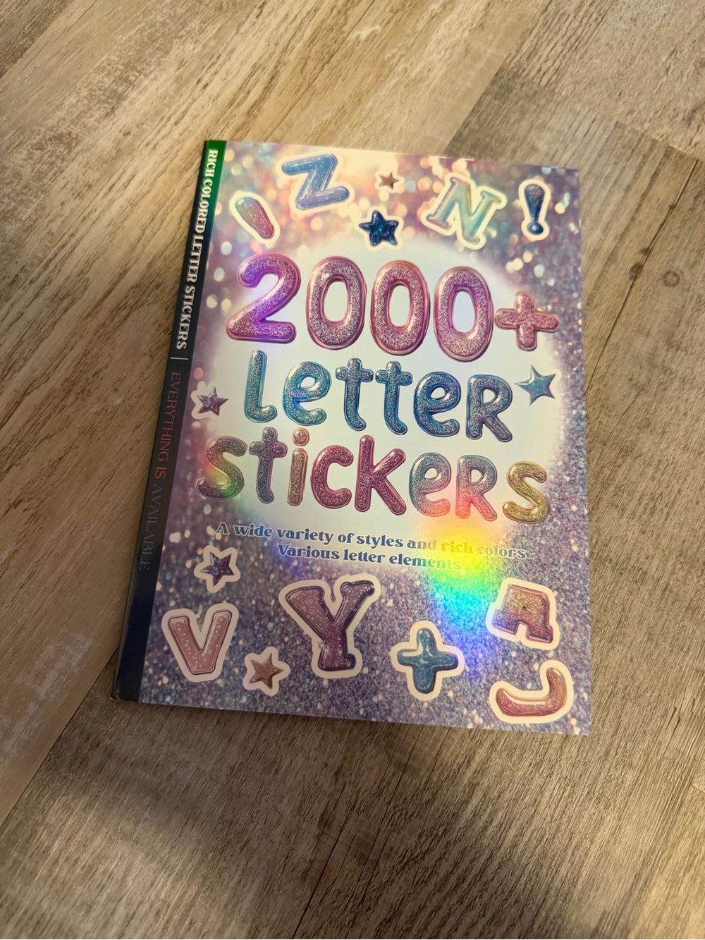 2000+ Letter Stickers Book